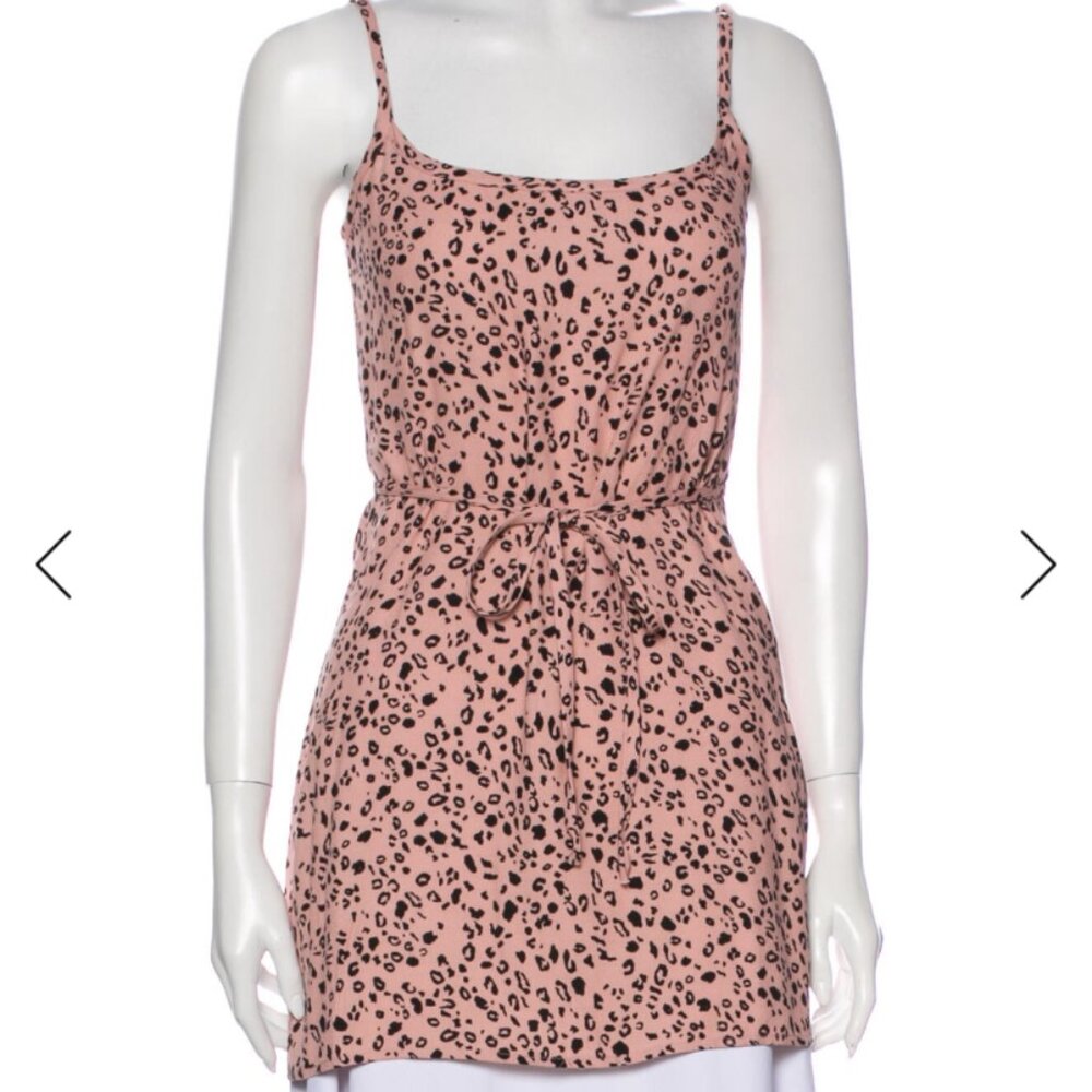 Reformation Square Neckline Mini Dress